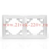 Рамка 2-м AVA бел. TOKOV LIGHT TKL-AV-RM2-C01