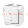 Кнопка звонка ОП Dita IP54 10А 250В бел. TOKOV LIGHT TKL-DT-DB-C01-IP54