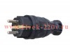 Вилка прямая 16А с заземл. каучук TOKOV ELECTRIC TKE-C05-KV-Z