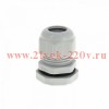 Ввод кабельный (сальник) PG-21 IP68 сер. TOKOV ELECTRIC TKE-PG-21-G