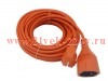Удлинитель-шнур 1х10м с заземл. 6А 3х0.75 TOKOV ELECTRIC TKE-SS10-075-Z