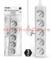 Удлинитель 5х3м с заземл. 10А 3х1.5 TOKOV LIGHT TKL-C01-BU5-3-1.5-Z