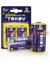 Элемент питания алкалиновый D/LR20 (блистер 2шт) TOKOV ELECTRIC TKE-ALS-LR20/B2