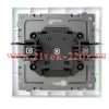 Розетка 1-м СП Pixel 16А IP20 без заземл. в сборе перламутр. TOKOV ELECTRIC TKE-PX-R1F-C04