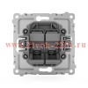 Розетка компьютерная 2-м СП Pixel RJ45 кат.5E механизм алюм. TOKOV ELECTRIC TKE-PX-RC2-C03