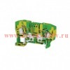 Клеммник пружинный 6кв.мм (земля) YBK6T Klemsan 336240