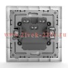 Выключатель 2-кл. СП Pixel 10А IP20 в сборе бел. TOKOV ELECTRIC TKE-PX-V2F-C01