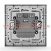 Выключатель 2-кл. СП Pixel 10А IP20 в сборе алюм. TOKOV ELECTRIC TKE-PX-V2F-C03