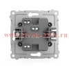 Переключатель проходной 1-кл. СП Pixel 10А IP20 механизм карбон TOKOV ELECTRIC TKE-PX-P1-C14