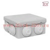 Коробка уравнивания потенциалов КУП-030-031 с крышкой наружная (85х85х40) для прямого монтажа 8 мемб