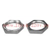 Гайка заземляющая M20x1,5 никел. латунь ДКС