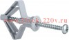 Дюбель бабочка полипиленовый 8х28 (уп.100шт) Tech-Krep 111492