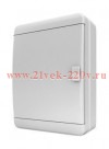 Щит навесной Tekfor 24 модуля (2х12) IP65 непрозрачная серая дверца BNN 65-24-1