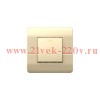 Переключатель 1-кл. NEW3-E 10А с индикацией шампань CHINT 431394