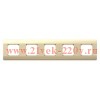 Рамка 5-м NEW3-E универсал. шампань CHINT 431440
