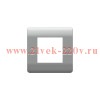 Рамка 1-м NEW3-E серебр. CHINT 431433