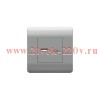 Розетка USB NEW3-E тип A+C 5В/21А серебр. CHINT 431451