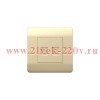 Розетка компьютерная NEW3-E 2хRJ45 шампань CHINT 431455