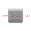 Розетка компьютерная NEW3-E 2хRJ45 серебр. CHINT 431456
