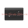 Розетка 2-м NEW3-E 16А без заземл. защ. шторки черн. CHINT 431492