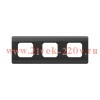 Рамка 3-м NEW3-E универсал. черн. CHINT 431497