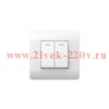 Выключатель 2-кл. NEW3-E 10А с индикацией бел. CHINT 431524