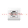 Розетка 1-м NEW3-E 16А с заземл. защ. шторки бел. CHINT 431534
