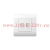 Розетка компьютерная NEW3-E 2хRJ45 бел. CHINT 431553