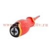 Отвертка диэлектрическая PZ/FL1х80 СЛИМ КВТ 103013