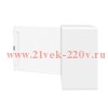 Щиток настенный DKC FRAME 8 модулей с прозрачной дверцей с шиной IP40 белый F08W1WT