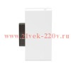 Щиток настенный DKC FRAME 2 модуля с тонированной дверцей IP40 белый F02W0WD