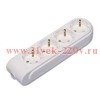 Колодка удлинителя 4-м с заземл. защ. шторки Makel N4210000