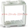 Каркас DKC Brava под 2 модуля черный для кабель-канала In-liner Front F0000MB