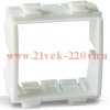 Каркас DKC Brava под 2 модуля белый для кабель-канала In-liner Front F0000M