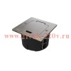 Лючок MultiDesk MDK21 с розеткой 2P+E 16А 250В IP44 с монтажной коробкой для стены фальшпола стола а