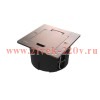 Лючок MultiDesk MDK21 с розеткой 2P+E 16А 250В IP44 с монтажной коробкой для стены фальшпола стола м