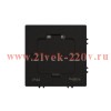 Лючок MultiDesk MDK20 на 2мод. IP44 с монтажной коробкой для бетонных полов черн. матов. SE MDK20202