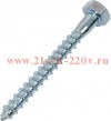 Болт DIN 571 сантехнический оцинк. 10х90 (уп.2шт) Tech-Krep 103884