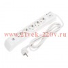 Удлинитель с сетевым фильтром 5х3м с автовыкл. 2 USB КГ 3х1.5кв.мм бел. Kranz 13-4700