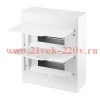Бокс пластиковый ЩРН-П-24 IP41 бел. дверь бел. Kranz KR-11-0325