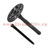 Дюбель для теплоизоляции с пласт. гвоздем черн. (IZO) 10х120 (уп.1000шт) Tech-Krep 953597