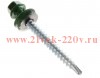 Саморез КР св. 4.8х51 RAL-6002 зел. (уп.200шт) Tech-KREP 103179