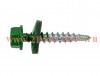 Саморез КР св. 4.8х28 RAL-6002 зел. (уп.60шт) Tech-KREP 112030