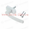 Ручка оконная Fit штифт 35 пластик бел. (уп.1шт) Tech-Krep 148130
