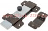 Задвижка накладная ЗЩ-015 115х70 плоский ригель (L154) медь (пакет) Tech-Krep 148364