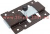 Задвижка накладная ЗЩ-30 115х75 плоский ригель (L121) медь (пакет) Tech-Krep 148367