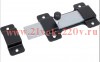 Задвижка накладная ЗЩ-015 115х70 плоский ригель (L154) черн. (пакет) Tech-Krep 148366