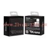 Выключатель 1-кл. СП ROUND MIELE 10А с подсветкой оникс Kranz KR-78-0713-3