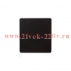 Выключатель 1 кл 10А с/у MIELE черн. Kranz KR-78-0705-3