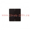 Выключатель 2 кл 10А с/у MIELE черн. Kranz KR-78-0706-3